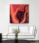 Lava Marble 024 by Jelena Obradovic on GIANT ART - red vector illustration