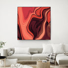 Lava Marble 024 by Jelena Obradovic on GIANT ART - red vector illustration