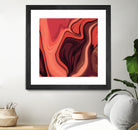 Lava Marble 024 by Jelena Obradovic on GIANT ART - red vector illustration