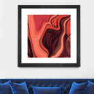 Lava Marble 024 by Jelena Obradovic on GIANT ART - red vector illustration