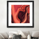 Lava Marble 024 by Jelena Obradovic on GIANT ART - red vector illustration