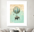 ballon elephant by Vin Zzep on GIANT ART - white digital painting