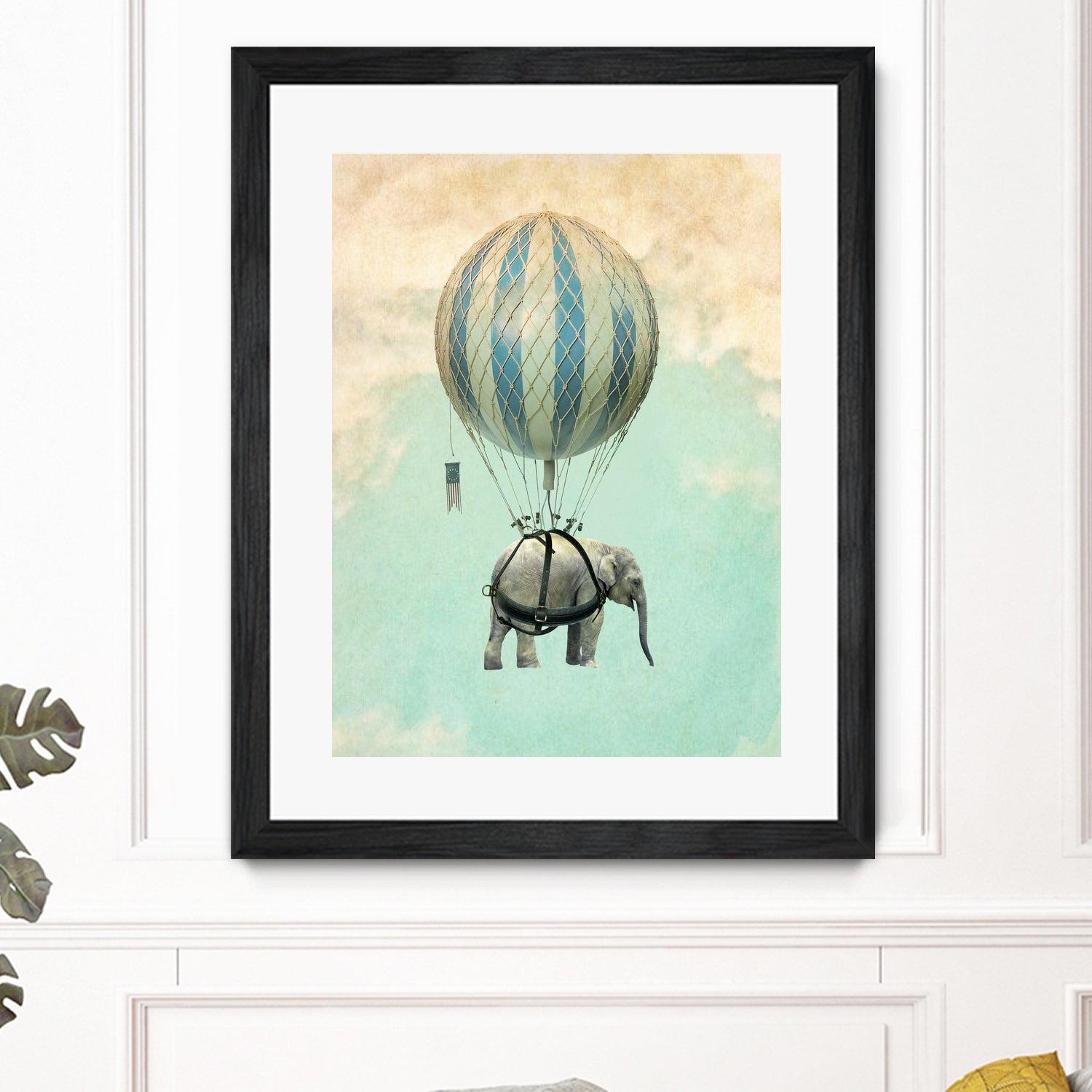 ballon elephant by Vin Zzep on GIANT ART - white digital painting