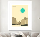 YOSEMITE NATIONAL PARK (Yosemite Valley) by Jazzberry Blue on GIANT ART - blue vector illustration