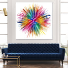 Color Explosion by Florian Habermann on GIANT ART - yellow digital painting