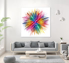 Color Explosion by Florian Habermann on GIANT ART - yellow digital painting