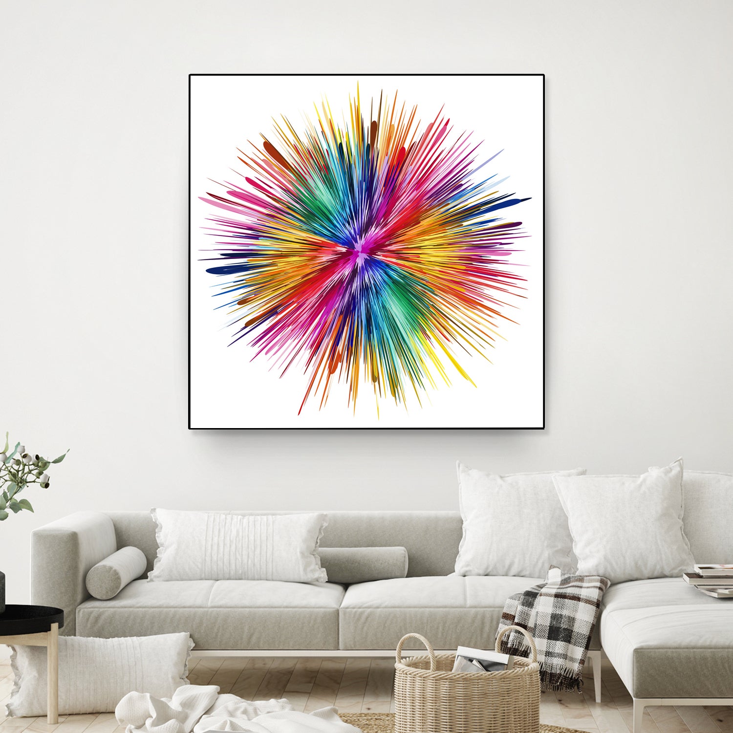 Color Explosion by Florian Habermann on GIANT ART - yellow digital painting