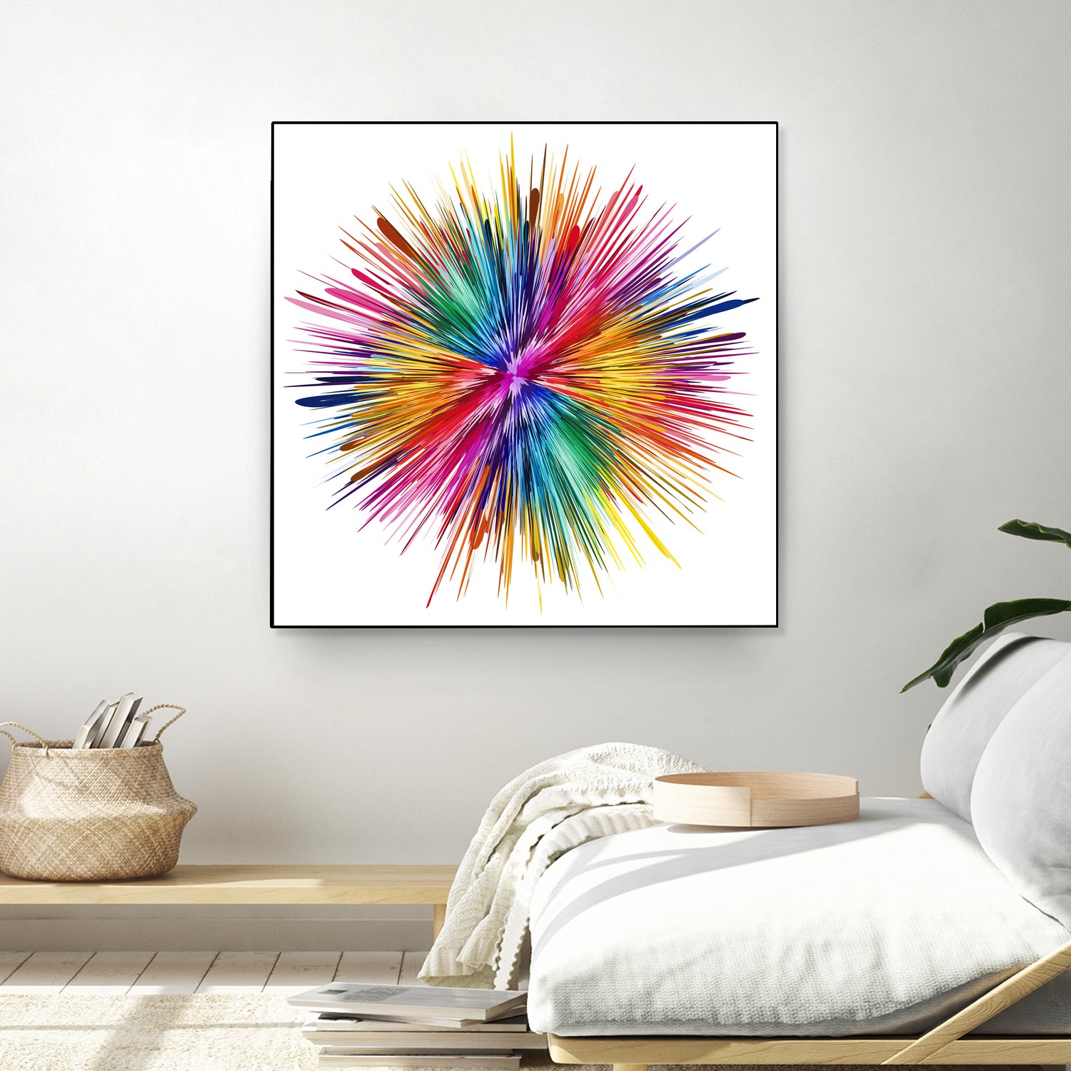 Color Explosion by Florian Habermann on GIANT ART - yellow digital painting