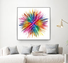 Color Explosion by Florian Habermann on GIANT ART - yellow digital painting