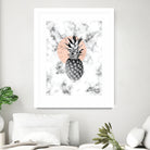 Marble Pineapple 053 by Jelena Obradovic on GIANT ART - white vector illustration