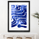 Tide V by Stevyn Llewellyn on GIANT ART - blue digital painting