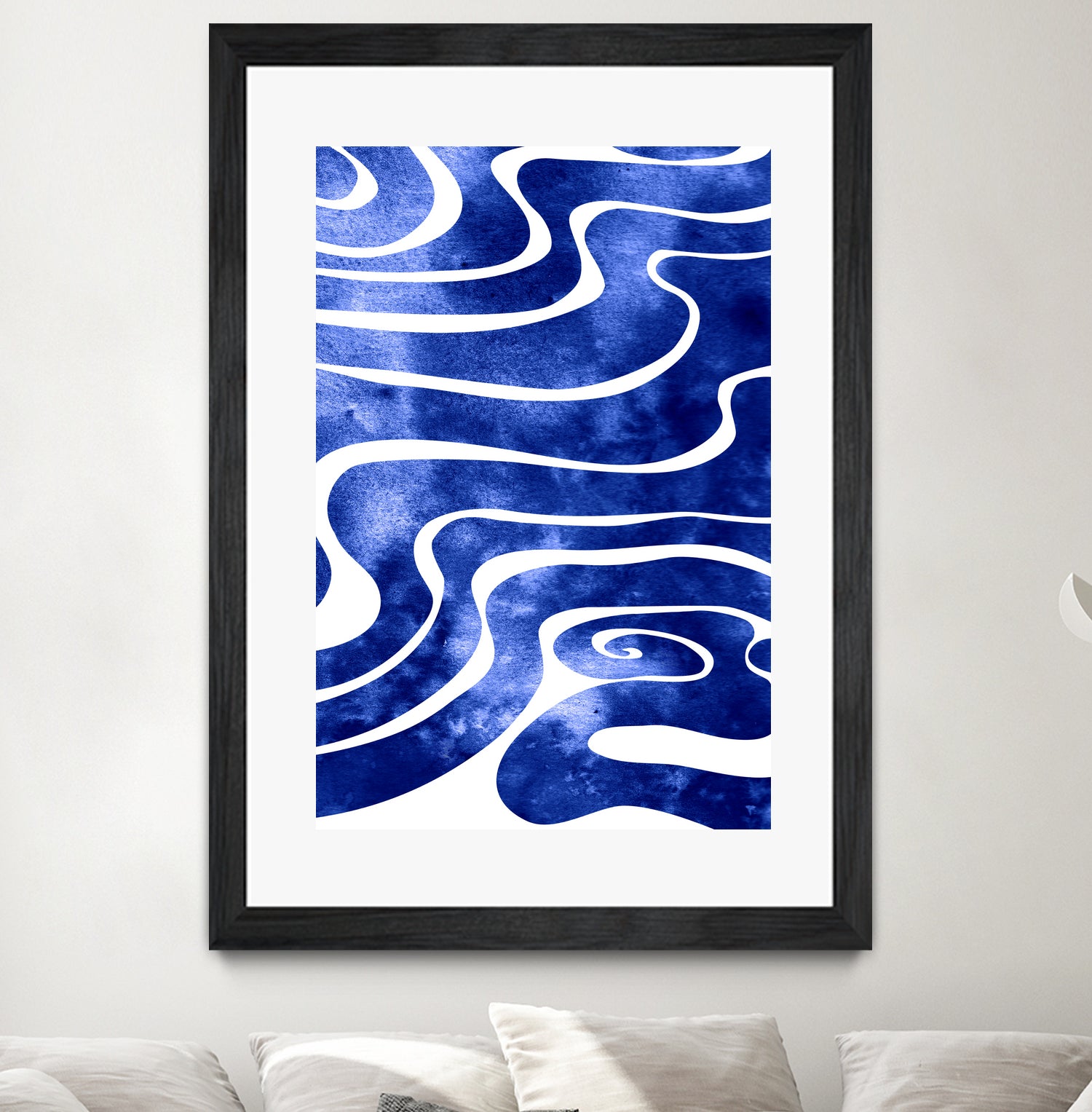 Tide V by Stevyn Llewellyn on GIANT ART - blue digital painting