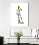 HOMER DAVID SIMPSON by Michael Benisty on GIANT ART - white photo illustration