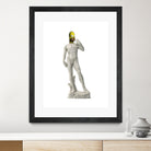 HOMER DAVID SIMPSON by Michael Benisty on GIANT ART - white photo illustration