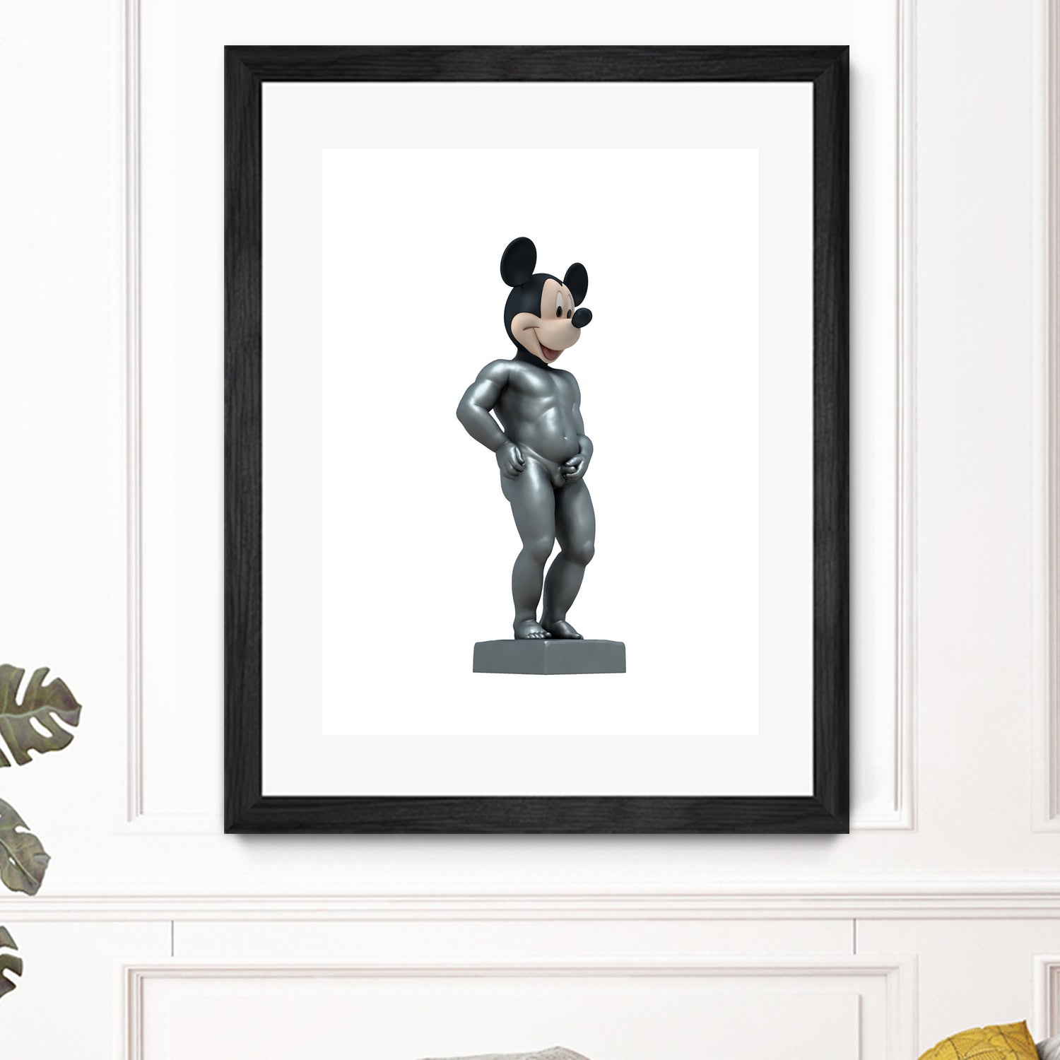 MICKEY MANEKKEN PISS by Michael Benisty on GIANT ART - white photo illustration