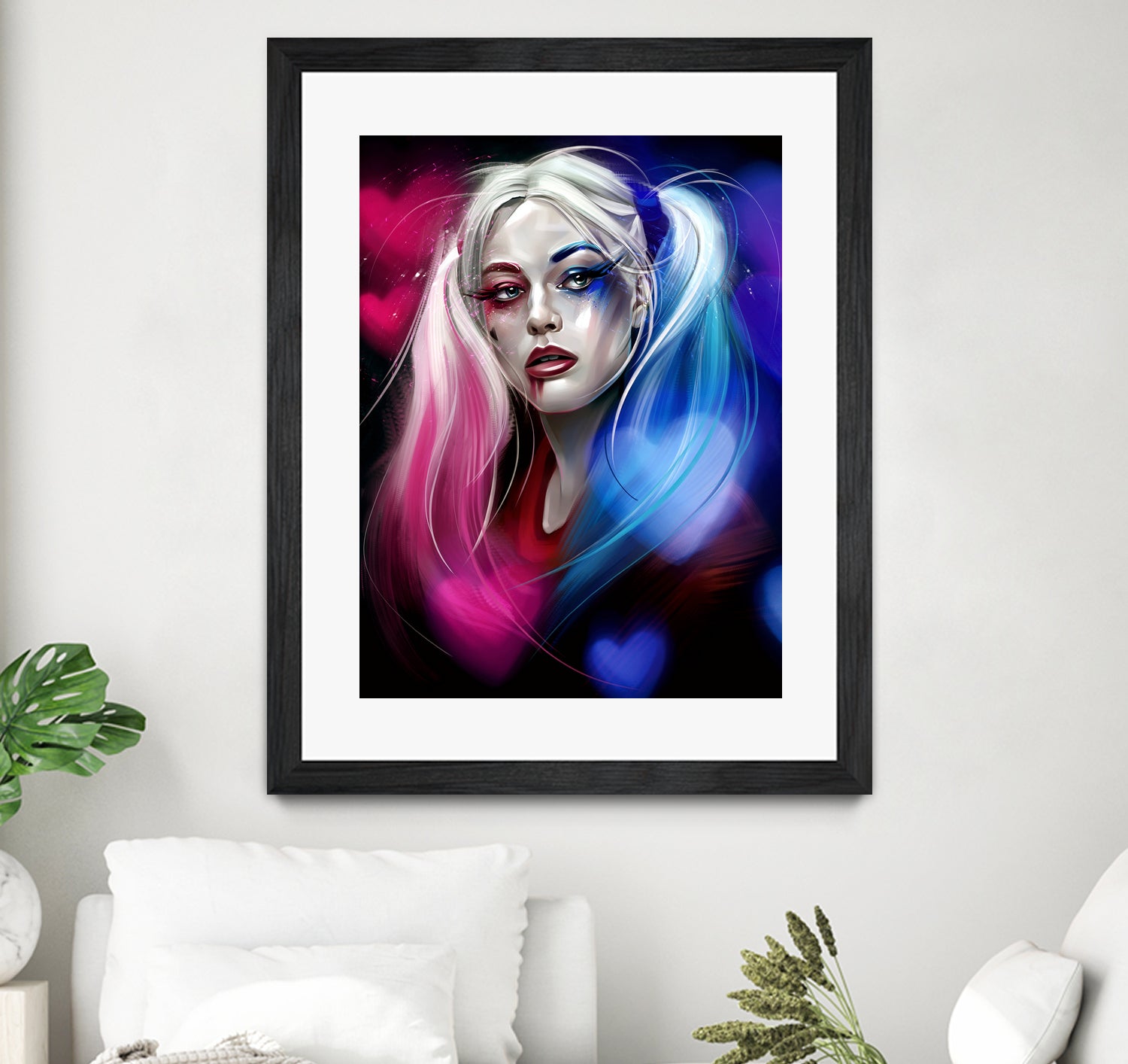 Harley Quinn by Dmitry Belov on GIANT ART - black digital painting