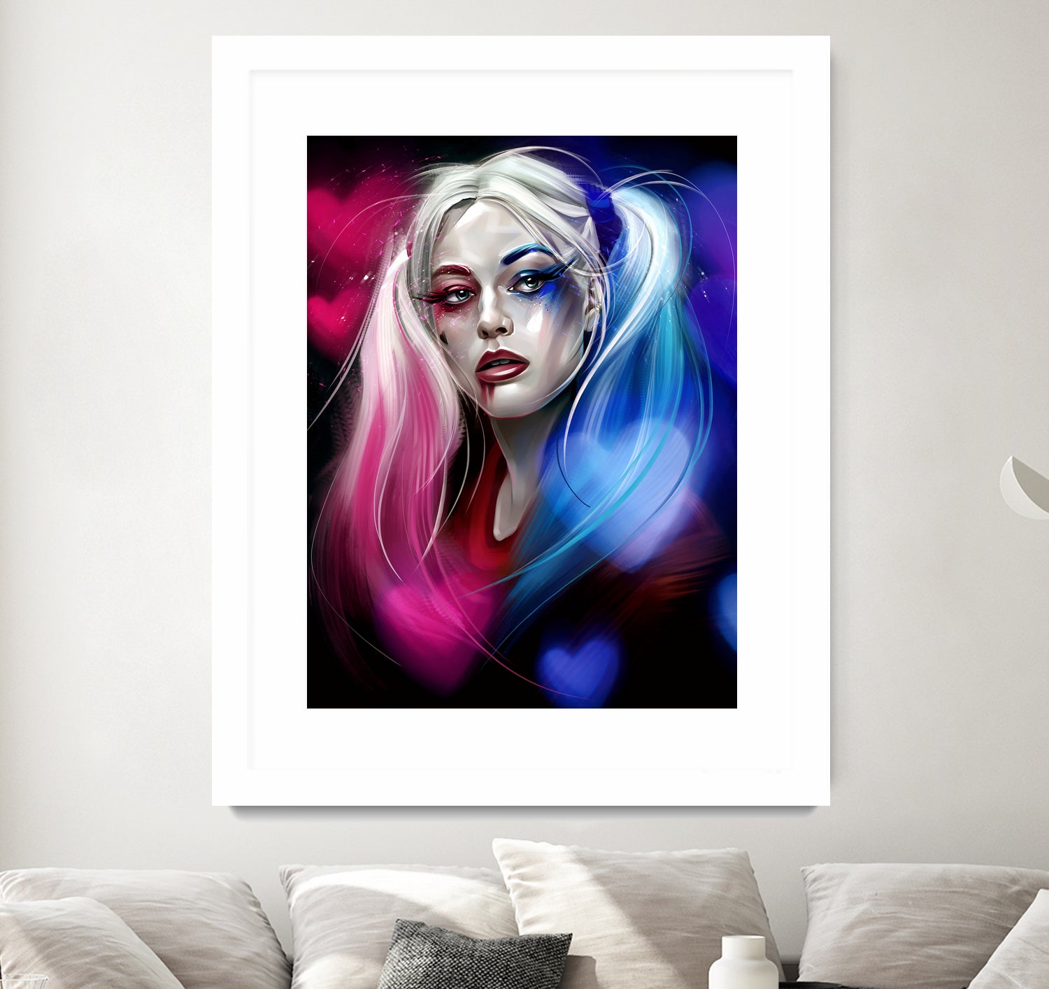 Harley Quinn by Dmitry Belov on GIANT ART - black digital painting