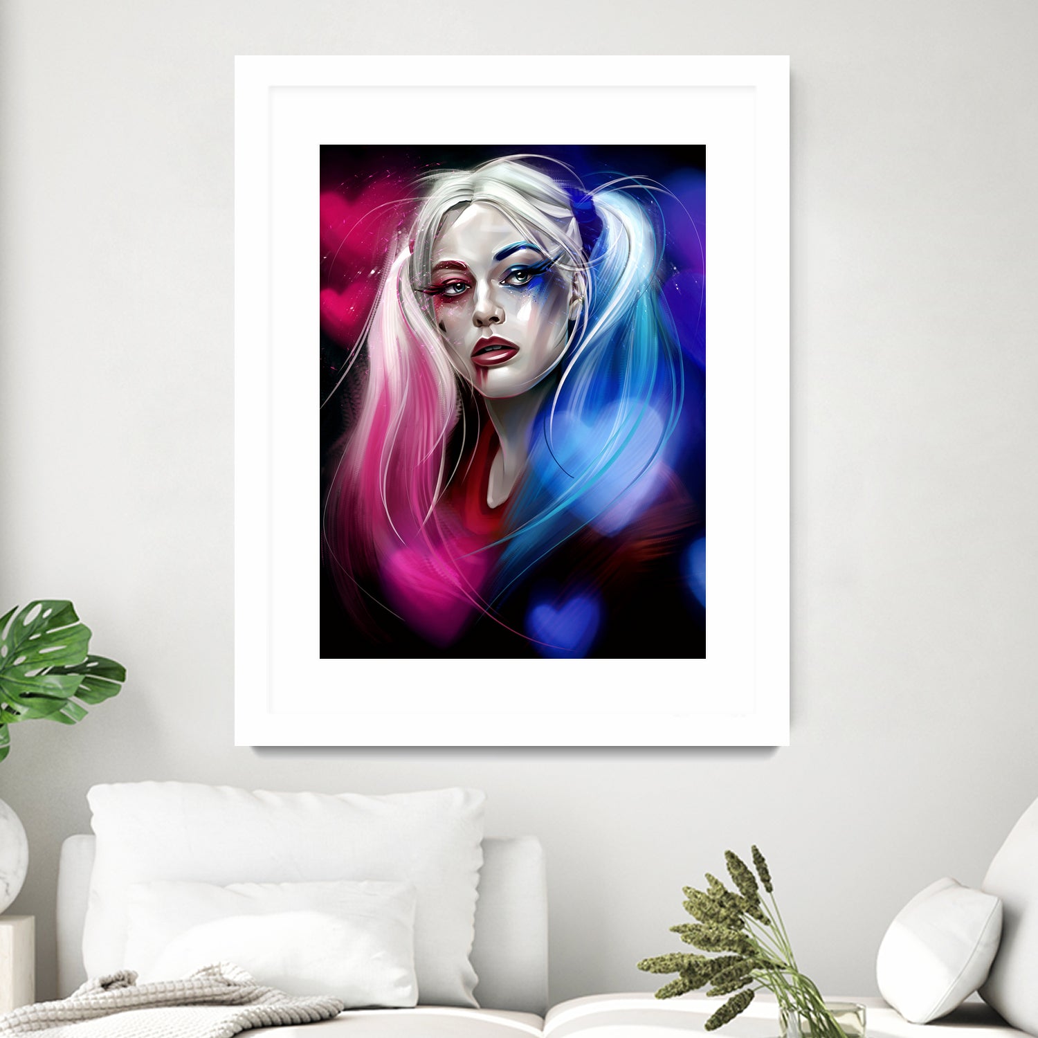 Harley Quinn by Dmitry Belov on GIANT ART - black digital painting