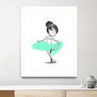 WinterBallerina by Holly Hatam on GIANT ART - blue digital drawing