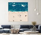 Miami beach by antony squizzato on GIANT ART - blue digital painting