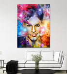 Prince Painted Portrait by Daniel Janda on GIANT ART - black digital painting