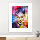 Prince Painted Portrait by Daniel Janda on GIANT ART - black digital painting