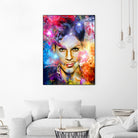 Prince Painted Portrait by Daniel Janda on GIANT ART - black digital painting