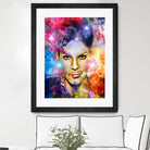 Prince Painted Portrait by Daniel Janda on GIANT ART - black digital painting