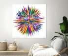 Color Explosion Three by Florian Habermann on GIANT ART - yellow vector illustration