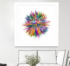 Color Explosion Three by Florian Habermann on GIANT ART - yellow vector illustration