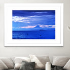 Mystic Series: Mount Fuji-san, Japan by Andreas Bromba on GIANT ART - blue photo illustration