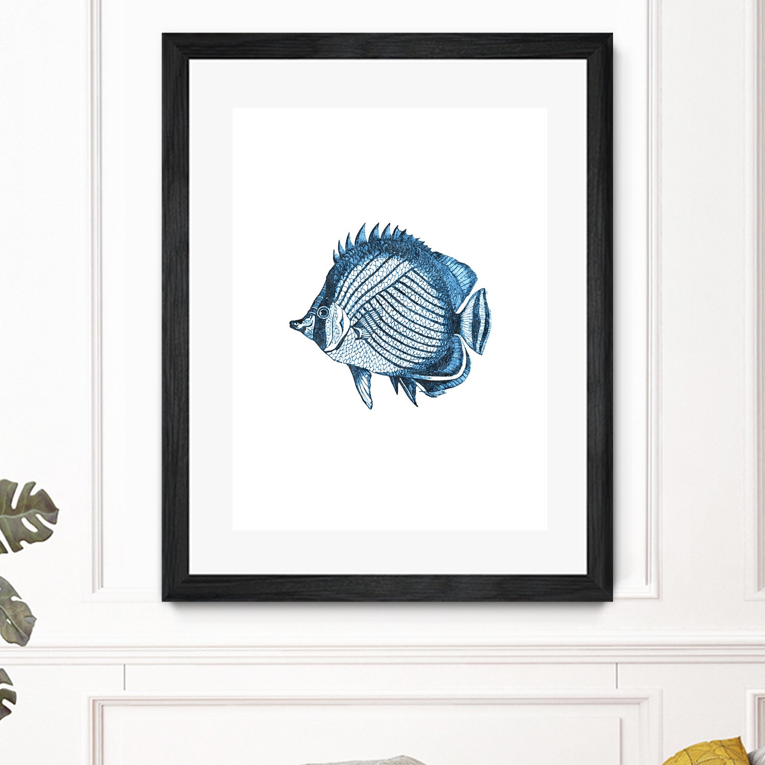 Blue Fish Illustration by Alessandra Minervini on GIANT ART - blue digital painting