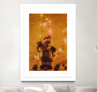 Santa Claus Christmas Gifts Candle Lights by Anna Matveeva on GIANT ART - white photo illustration