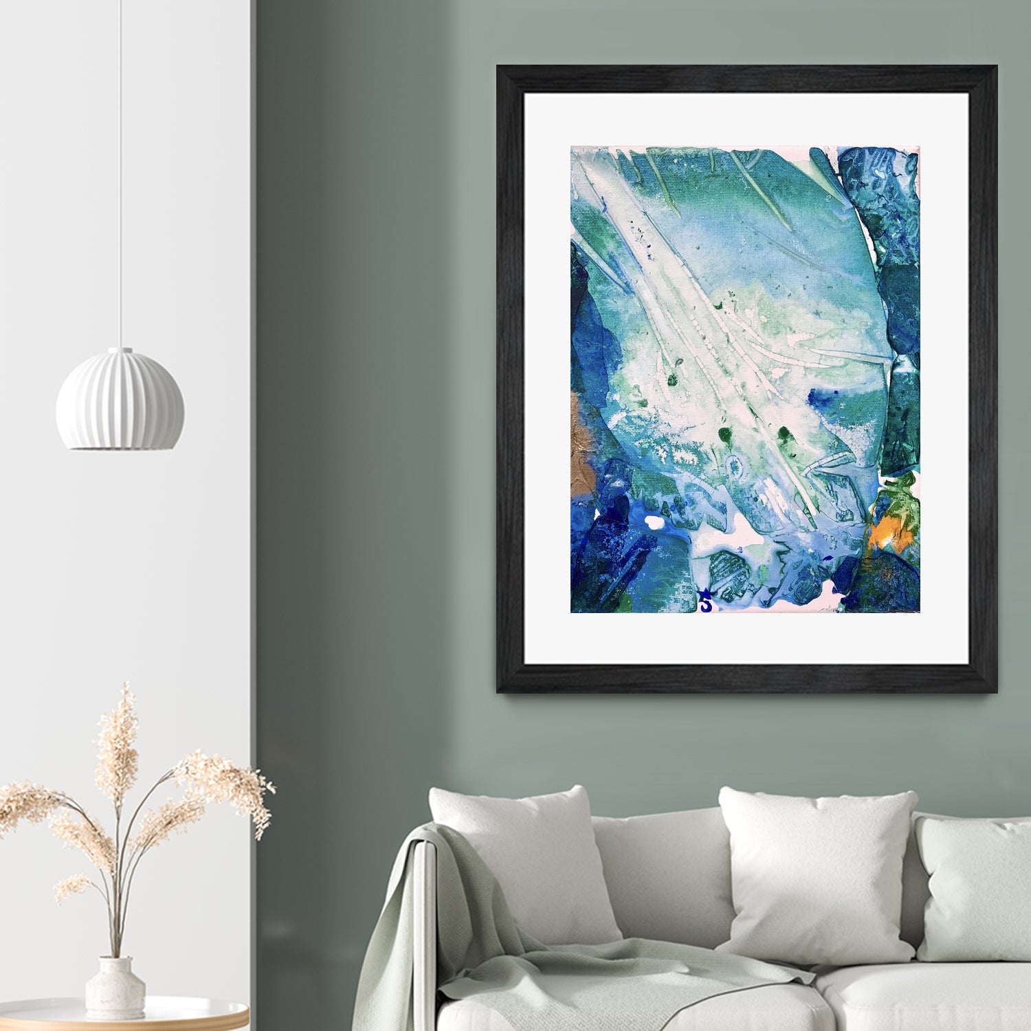 Ocean White by Alicia Jones on GIANT ART - white digital painting