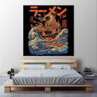 Great Ramen off Kanagawa by Ilustrata design on GIANT ART - white digital drawing