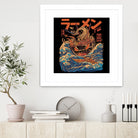 Great Ramen off Kanagawa by Ilustrata design on GIANT ART - white digital drawing