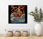 Great Ramen off Kanagawa by Ilustrata design on GIANT ART - white digital drawing