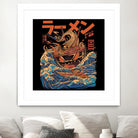 Great Ramen off Kanagawa by Ilustrata design on GIANT ART - white digital drawing