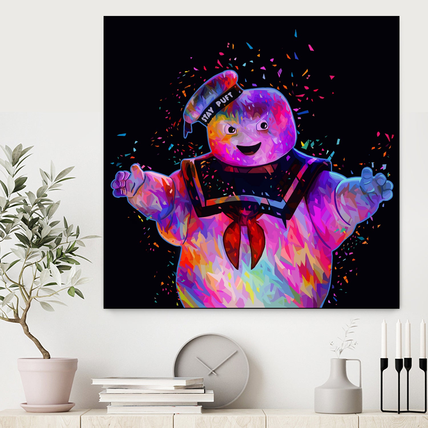 Stay Puft by Alessandro Pautasso on GIANT ART - black digital painting