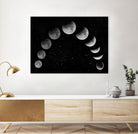 Moon eclipse / Moon phases by Ieva Šileikaitė on GIANT ART - black photo illustration