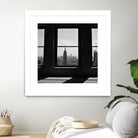 New York window by Irenka Barud on GIANT ART - black photo manipulation