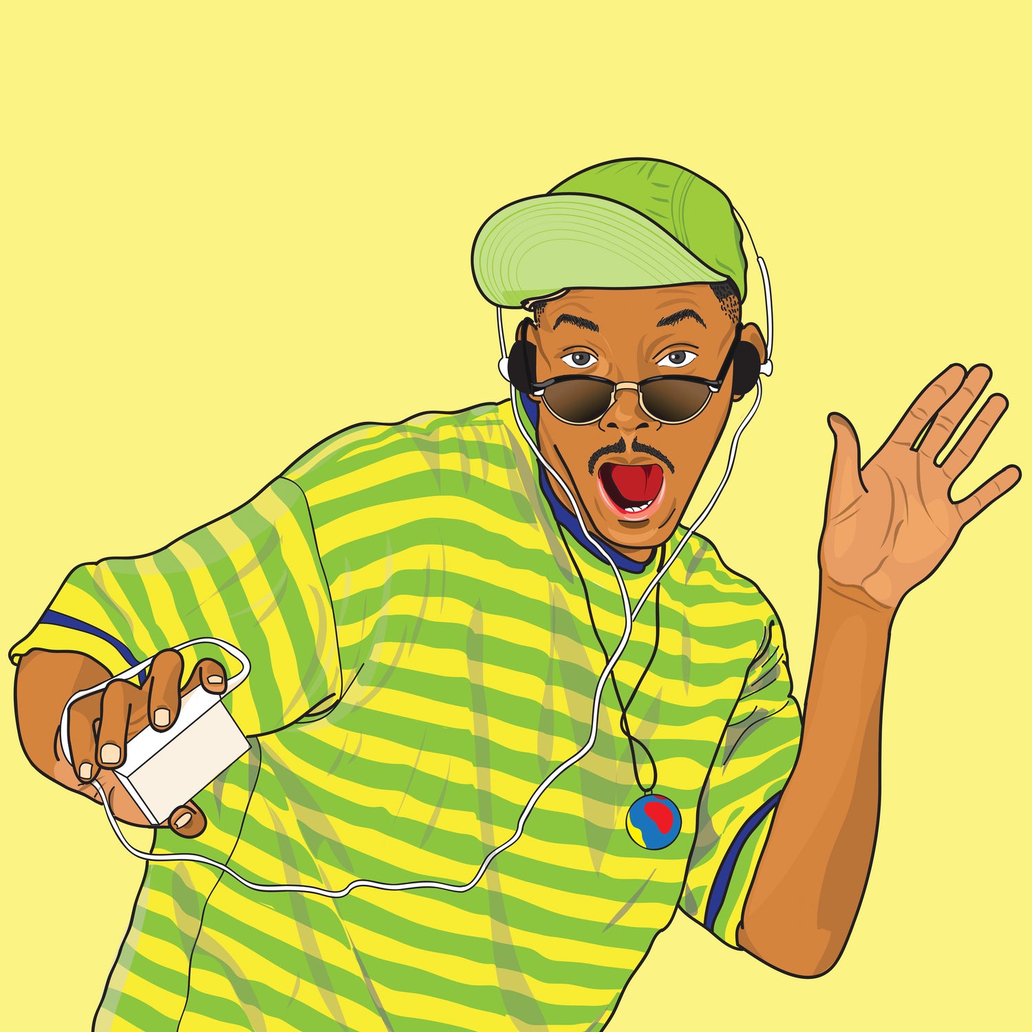 FRESH PRINCE OF BEL AIR by Nurul Aimi Binti Yahaya on GIANT ART - yellow digital drawing