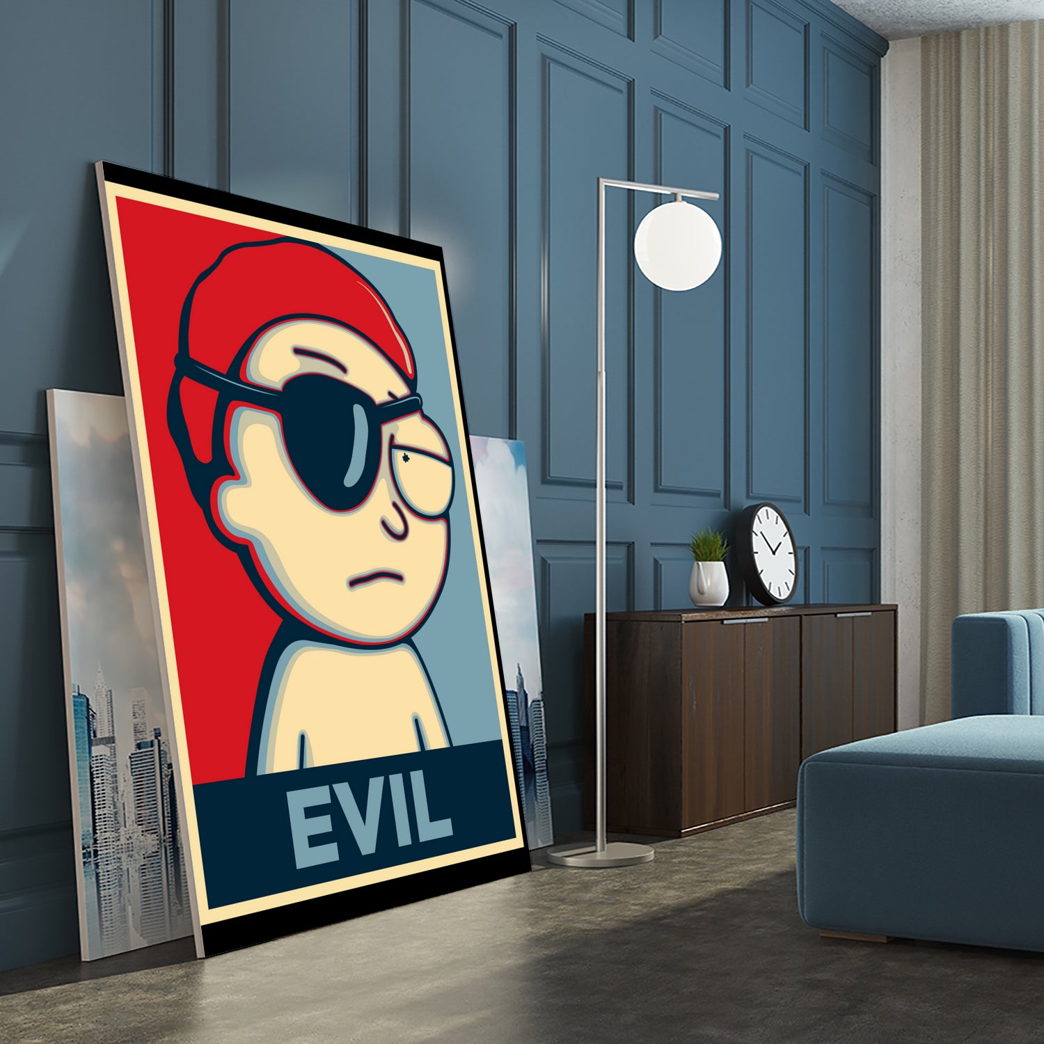 EVIL by Christopher Sanabria on GIANT ART - red digital painting