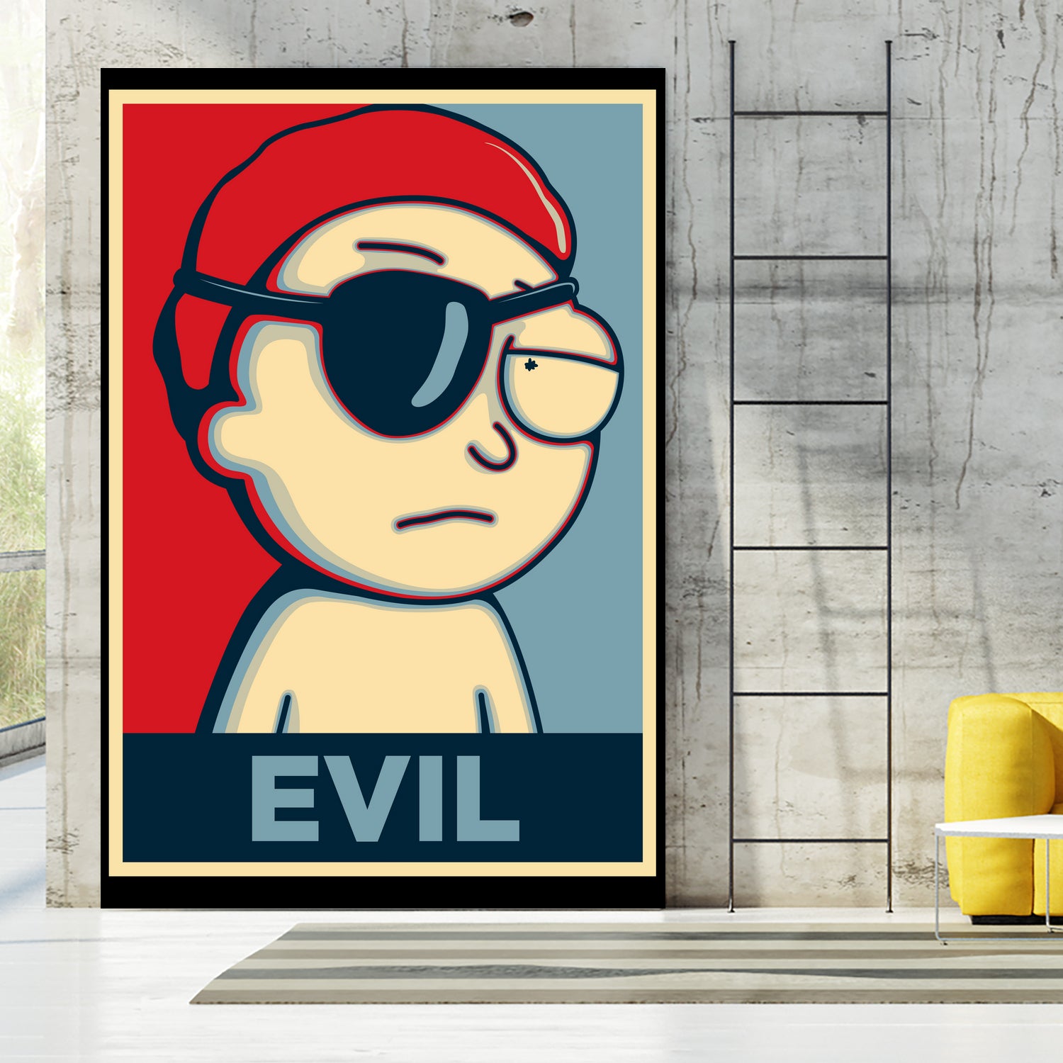 EVIL by Christopher Sanabria on GIANT ART - red digital painting