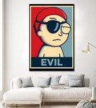 EVIL by Christopher Sanabria on GIANT ART - red digital painting