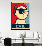 EVIL by Christopher Sanabria on GIANT ART - red digital painting