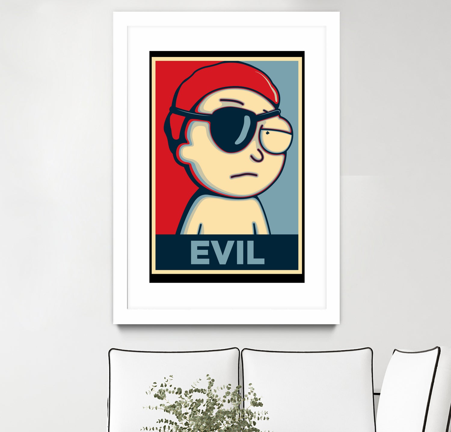 EVIL by Christopher Sanabria on GIANT ART - red digital painting