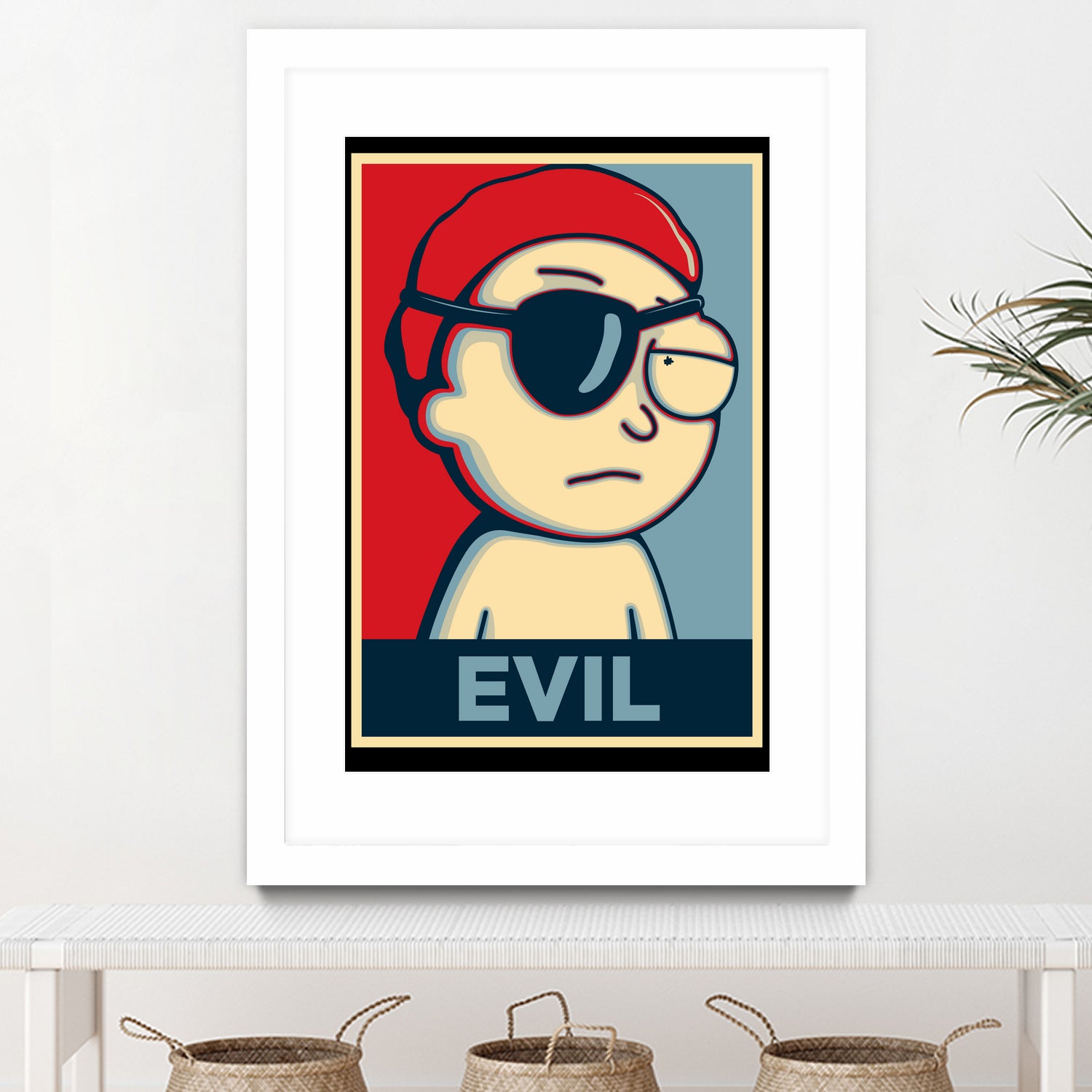 EVIL by Christopher Sanabria on GIANT ART - red digital painting