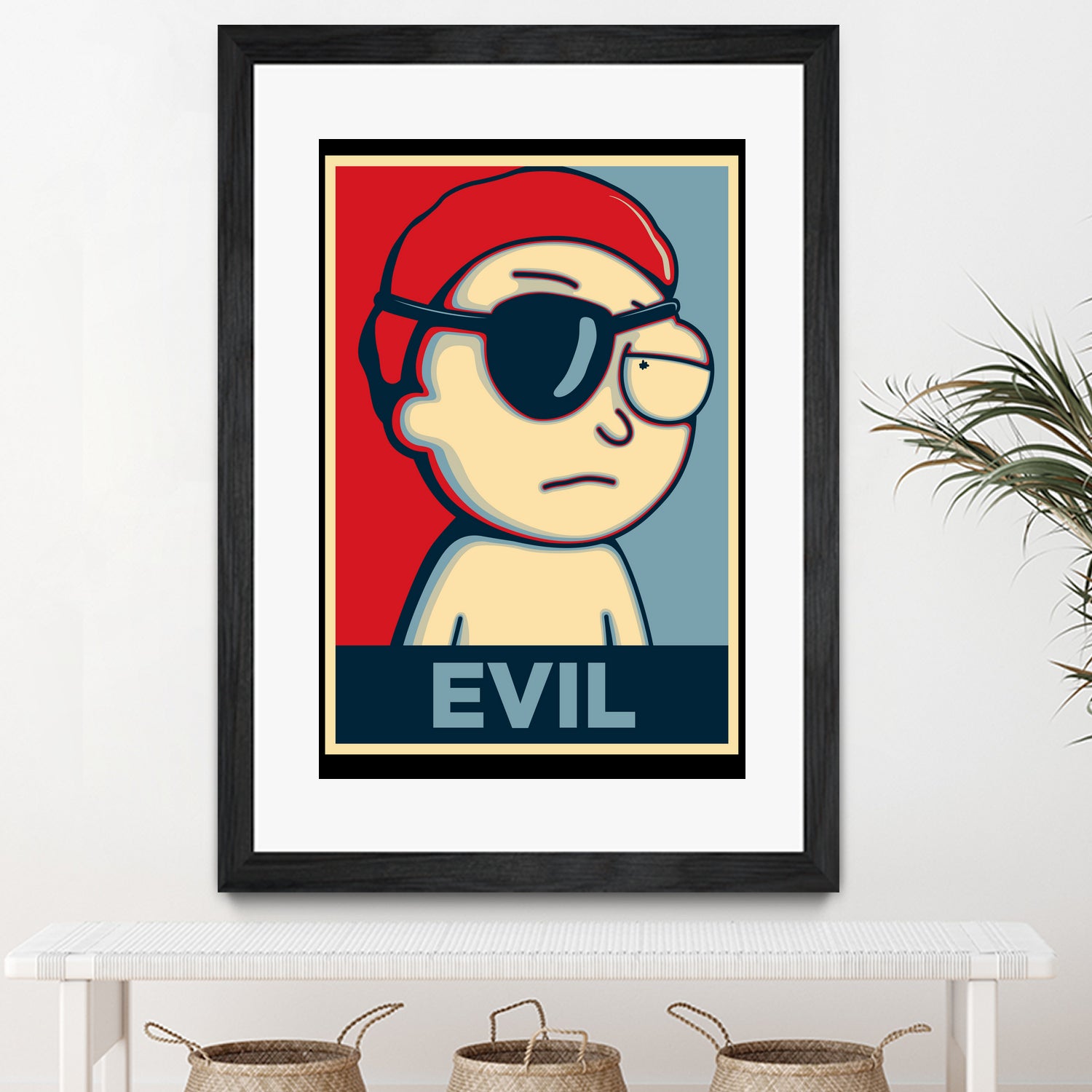 EVIL by Christopher Sanabria on GIANT ART - red digital painting