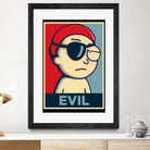 EVIL by Christopher Sanabria on GIANT ART - red digital painting